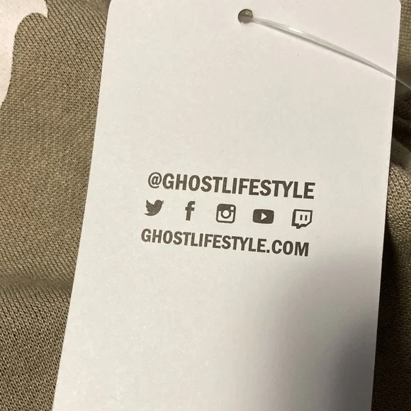 NWT - Men’s ‘Ghost’ Hooded Sweatshirt- Quicksand- (L) - Picture 7 of 9